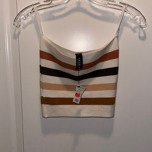 Strapless Cropped Top